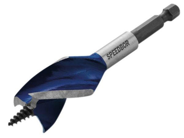 Picture of IRWIN 6X STUBBY WOOD BIT 14mm X 4"
SPEEDBOR
IRWIN   6X BLUE GROOVE STUB WOOD BIT 14MM X 4