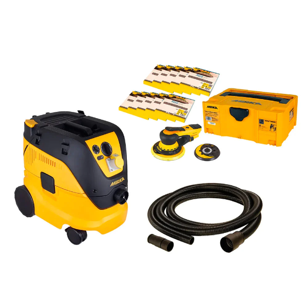 Picture of MIRKA DEROS 5650 SANDER - 1230M VACUUM 110V
4M HOSE AND CONNECTORS / INC 10 X DISCS 80/120/180/240/320
