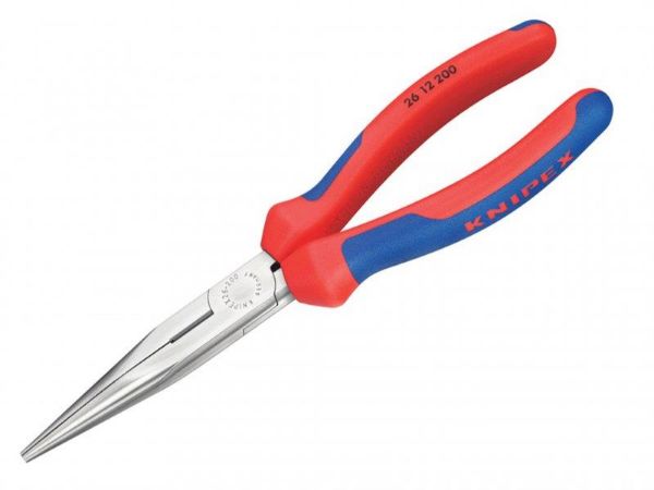 Picture of KNIPEX 26 12 200 SB SNIPE NOSE SIDE CUT PLIER
KNIPEX  LONG NOSE - SIDE CUTTERS 200MM S/GRIP