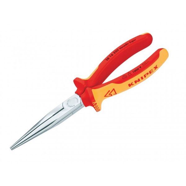 Picture of Knipex VDE Long Snipe Nose Side Cutting Pliers 200mm