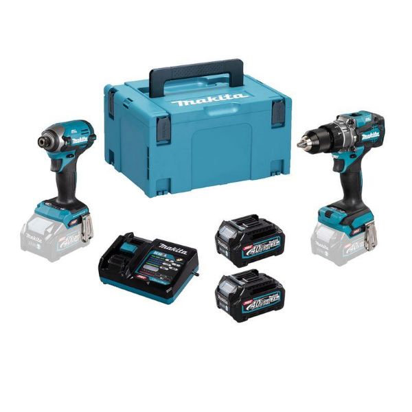 Picture of MAKITA  DK0176G205 TD003GZ + HP001GZ + BL4025 X2 + DC40RA, MAKPAC TYPE 3