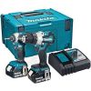 Picture of Makita DLX2507TJ 18v Li-Ion Brushless Twinkit in Makpac Case - c/w 1xDHP489, 1xDTD153, 2x5amp Batteries, 1xDC18RC Charger