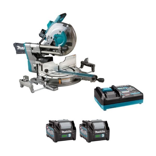Picture of Makita LS003GD202 40Vmax XGT 305mm Mitre Saw 2 x 2.5Ah