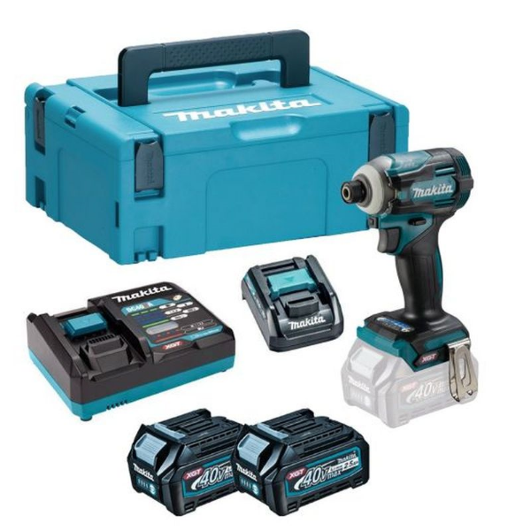 Picture of Makita TD001GD209 40V Max XGT Brushless Impact Driver Kit with 2 x 2.5Ah Battery & Charger