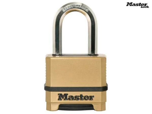 Picture of M/LOCK EXCELL 4DIGIT BLACK COMBI 50MM PADLOCK
MASTERLOCK 4 DIGIT COMBINATION - 38MM SHACKLE
M/LOCK  50MM EXCELL 4 DIGIT COMBINATION PADLO