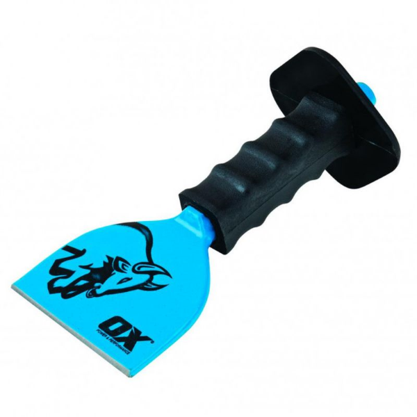 Picture of Ox Tools Trade Brick Bolster with Guard 75mm