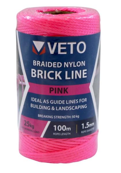 Picture of Taurus Builders Line - 1.5mm x 100m - Pink