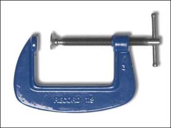 Picture of RECORD 119/2 FORGED G CLAMP 2"
119 Medium-Duty Forged G Clamp 50mm (2in)
RECORD  119  FORGED G CLAMP 2IN