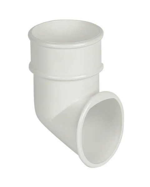 Picture of Floplast Round Downpipe Shoe - White 68mm x 4