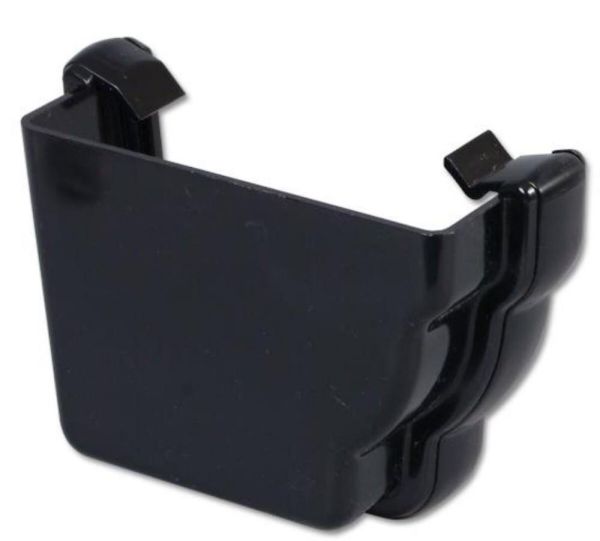 Picture of Floplast Niagara Ogee External Stopend - Right Hand - Black 119mm x 4