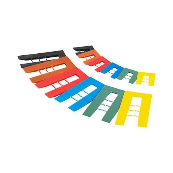Picture of Timco Assorted Plastic Shims Tub 1 to 6mm (Pack of 400)