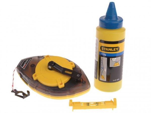 Picture of STANLEY POWER WINDER CHALK LINE & BLUE CHALK - 0-47-465