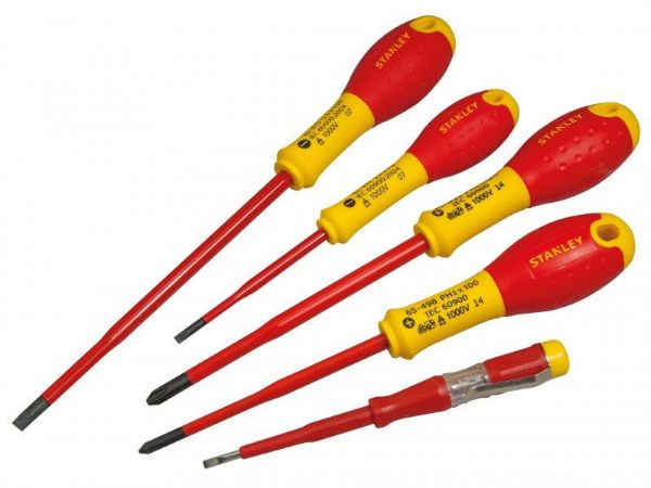 Picture of STANLEY 5pc  SLIM VDE S/DRIVER SET PZ