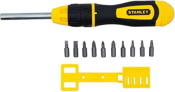 Picture of STANLEY MULTIBIT RATCHETING
STANLEY MULTIBIT RATCHETING SCREWDRIVER + 10