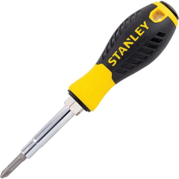 Picture of STANLEY 068012 RATCHET SCREWDRIVER
STANLEY  CARDED 6 WAY SCREWDRIVER       0-68-