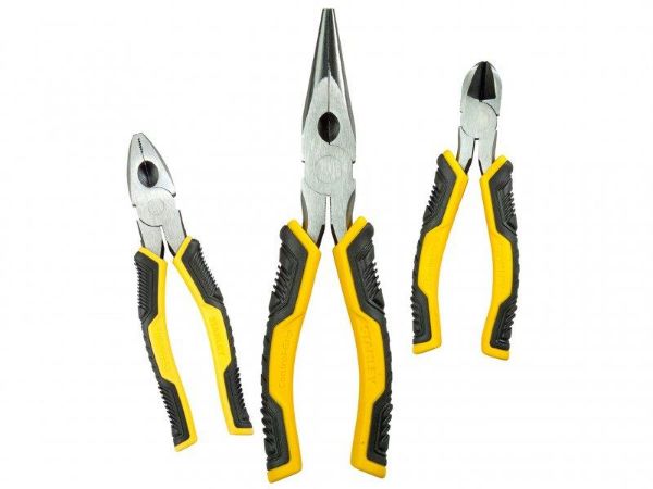 Picture of STANLEY CONTROLGRIP PLIER SET 3 PC