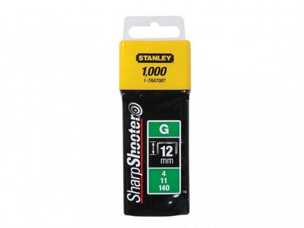 Picture of STANLEY HEAVY DUTY STAPLES 12MM - PACK OF 1000 - 1-TRA-708T