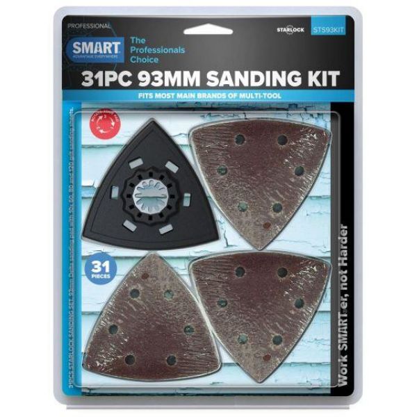 Picture of Smart Starlock 31pc Sanding Kit - 93mm Triangular Pad