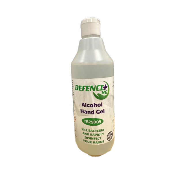 Picture of FOC GIFT - DEFENCE HG HAND SANITISER GEL - 500ML BOTTLE
70% ALCOHOL