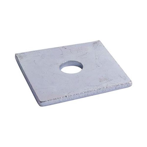 Picture of M10 x 50 x 50 x 3mm Square Plate Washers - BZP - Box of 100