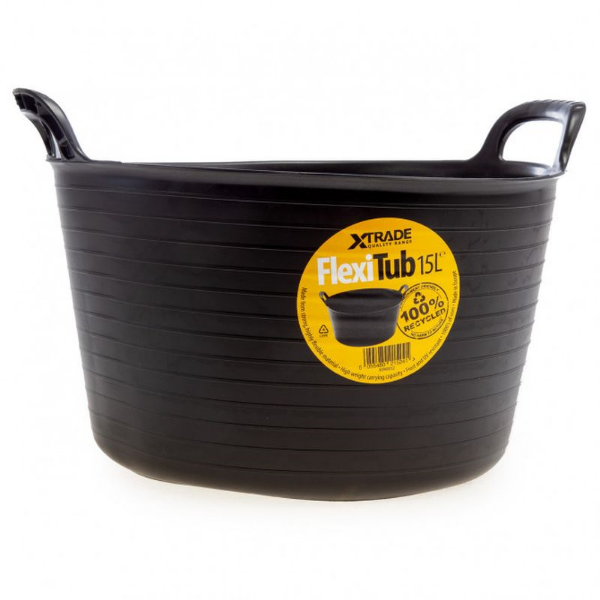 Picture of Xtrade Flexi Tub - Black 15L