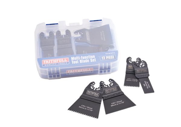 Picture of Faithfull 12Pc Multi Tool Blade Set In Case