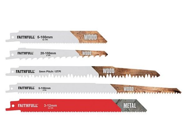 Picture of Faithfull 15pc Sabre Saw Blade Set